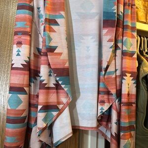 Colorful Geometric Pattern Women's Jacket